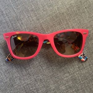 Rayban pink wayfarers - Matt w Moore special series